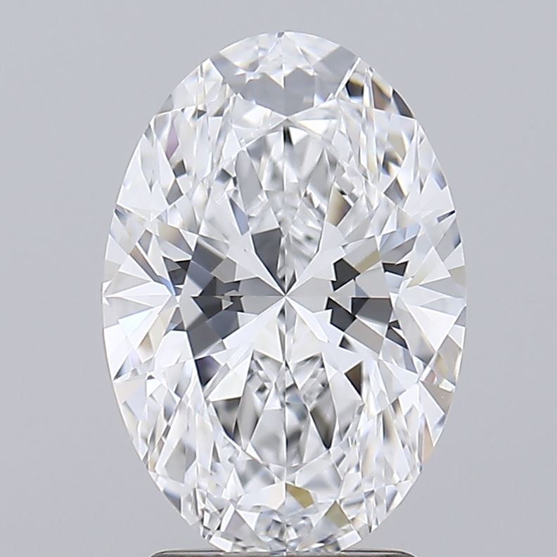 2.70 ct. oval Lab Grown Diamond front image