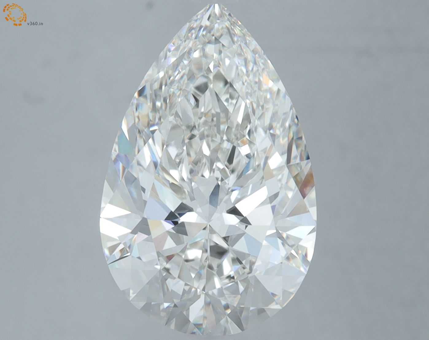 5.10 ct. pear Lab Grown Diamond front image
