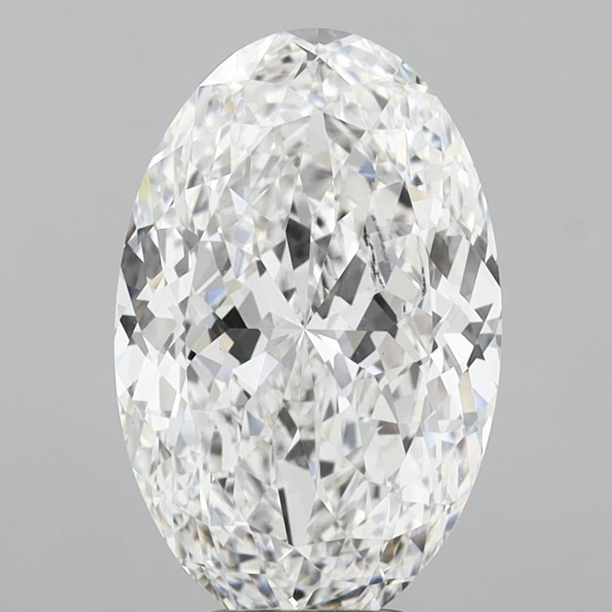 5.57 ct. oval Lab Grown Diamond front image