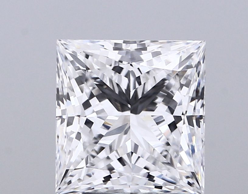 3.09 ct. princess Lab Grown Diamond front image