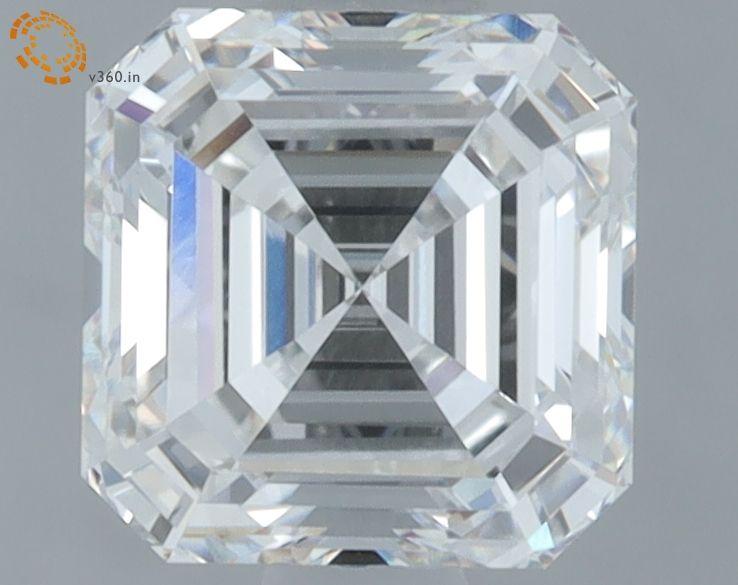 1.1 ct lab-grown Asscher Diamond