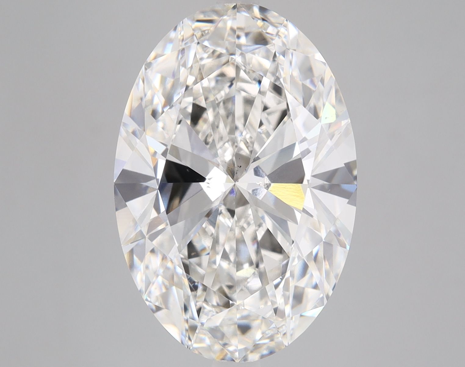 7.05 ct. oval Lab Grown Diamond front image