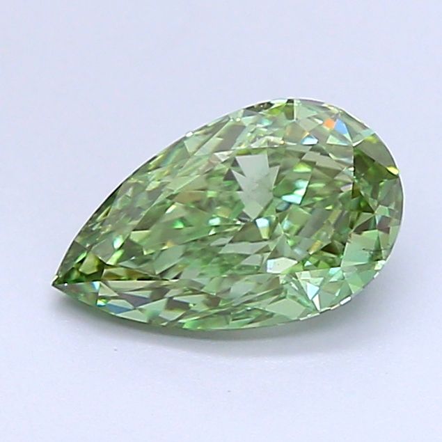 1.07 CT Fancy Vivid Green PEAR