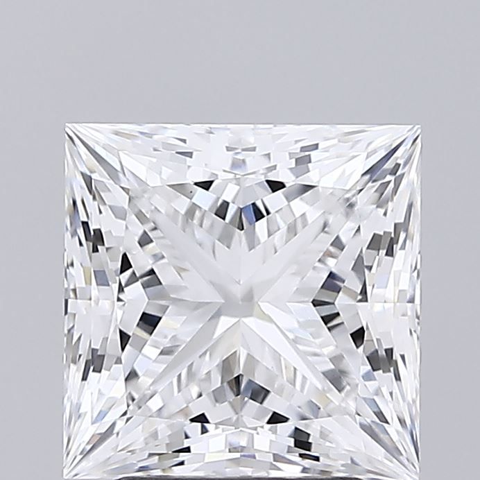 3.09 ct. princess Lab Grown Diamond front image
