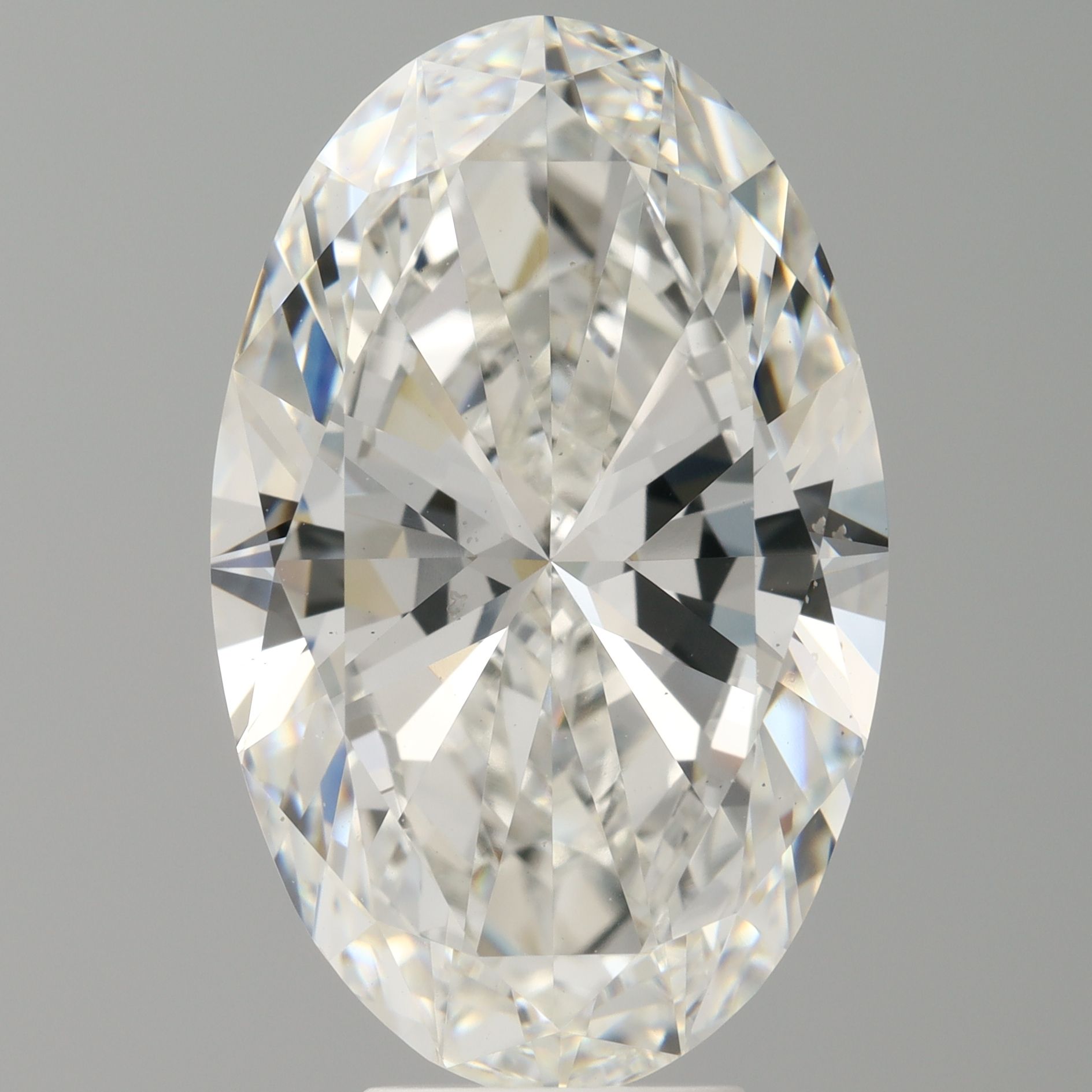 7.06 ct. oval Lab Grown Diamond front image