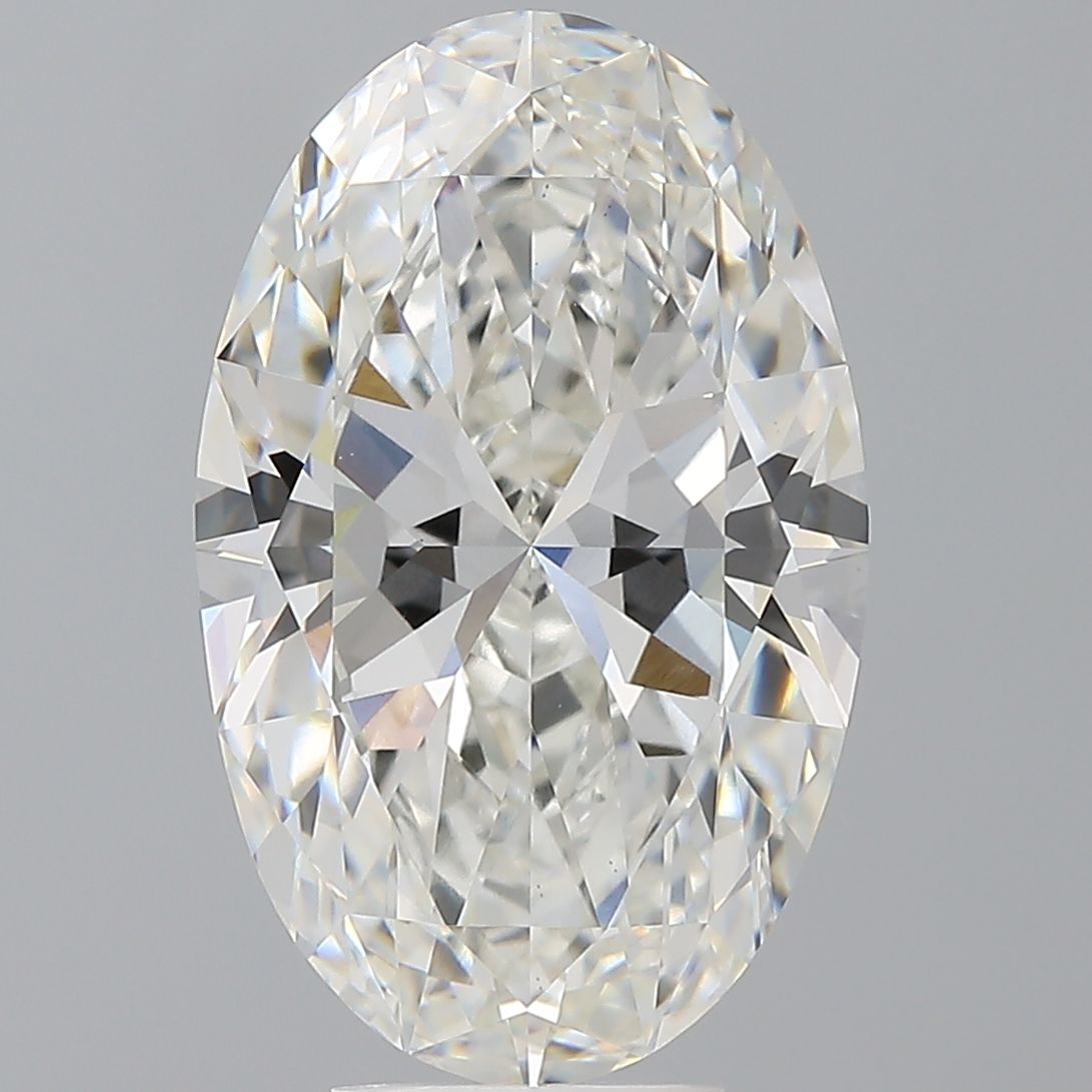 6.57 ct. oval Lab Grown Diamond front image