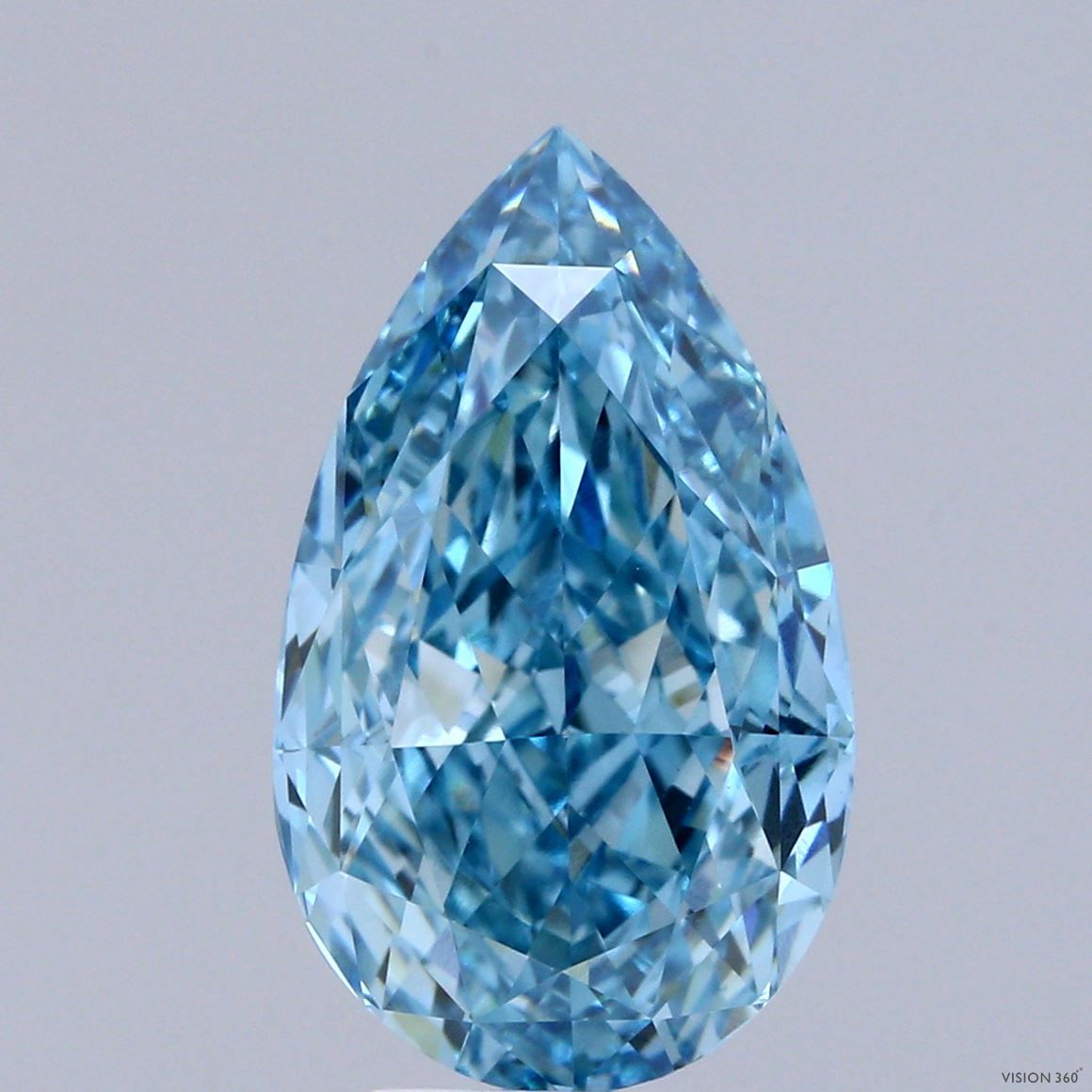 6.03 ct. pear Lab Grown Diamond front image