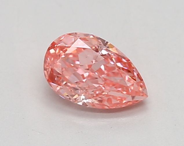 0.41 CT Fancy Vivid Pink PEAR