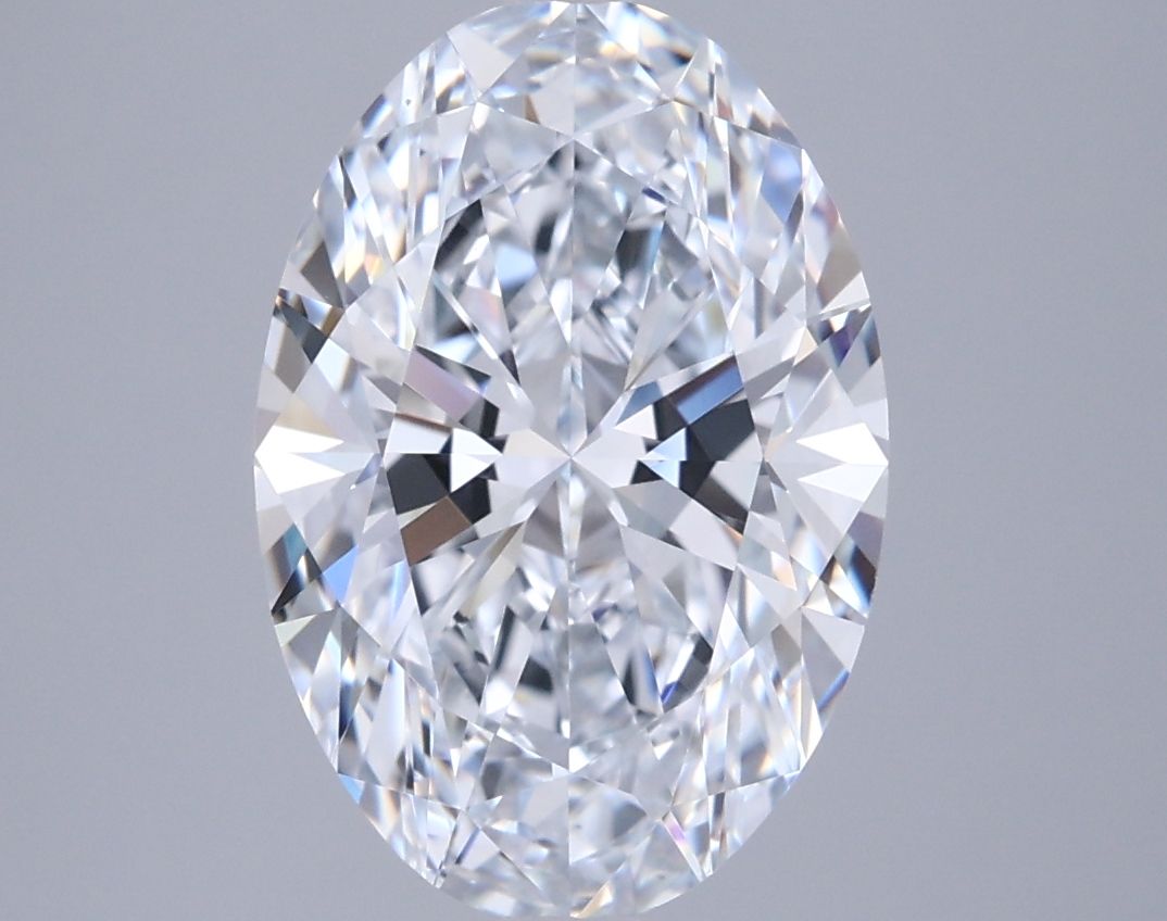 3.99 ct. oval Lab Grown Diamond front image