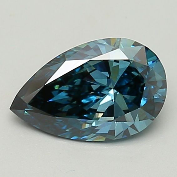 1.63 CT Fancy Vivid Blue PEAR