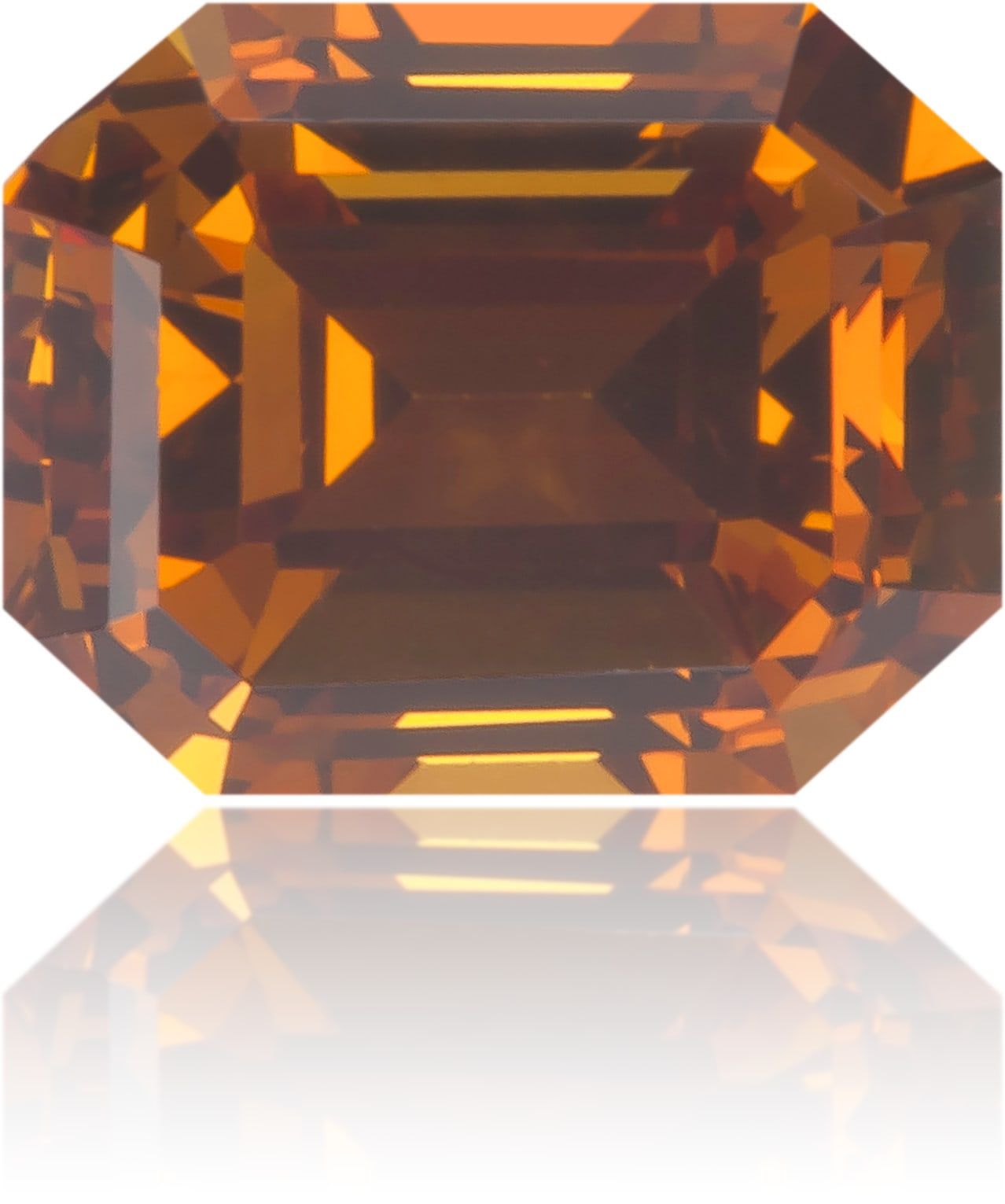 Diament 0.47 ct Fancy Deep Orange/SI1