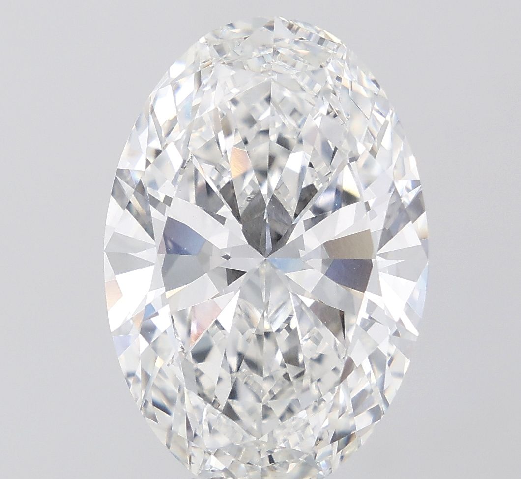 7.04 ct. oval Lab Grown Diamond front image