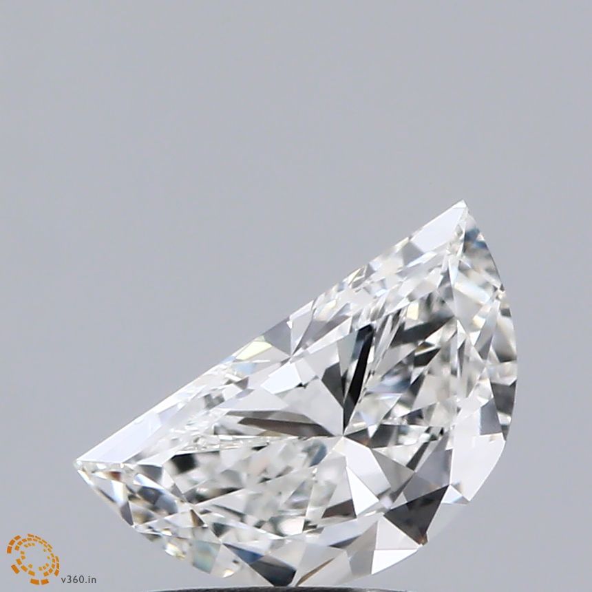 0.77 ct lab-grown Half moon Diamond
