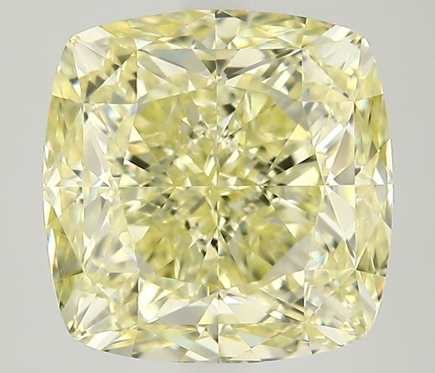Diament 3.03 ct Fancy Light Yellow/VVS2
