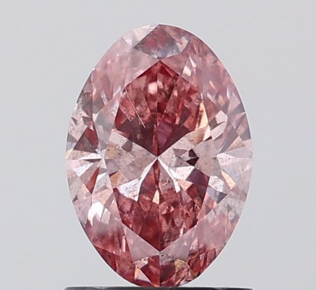 1.07 CT Fancy Vivid Brownish Pink OVAL