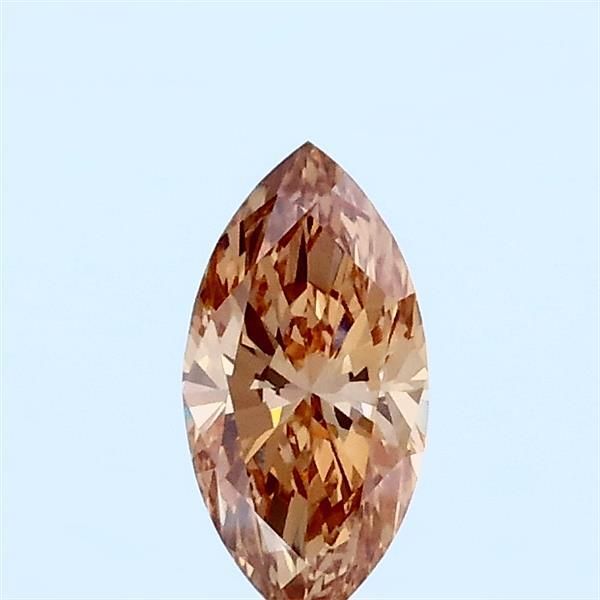 0.33 CT Fancy Orangey Brown MARQUISE