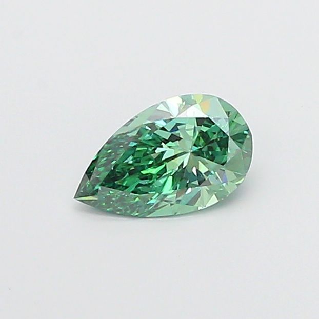 1.3 CT Fancy Vivid Green PEAR