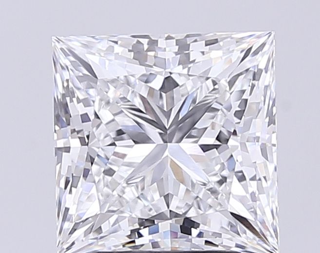 3.77 ct. princess Lab Grown Diamond front image