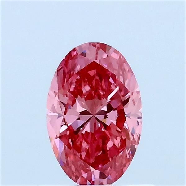 0.55 CT Fancy Vivid Pink OVAL