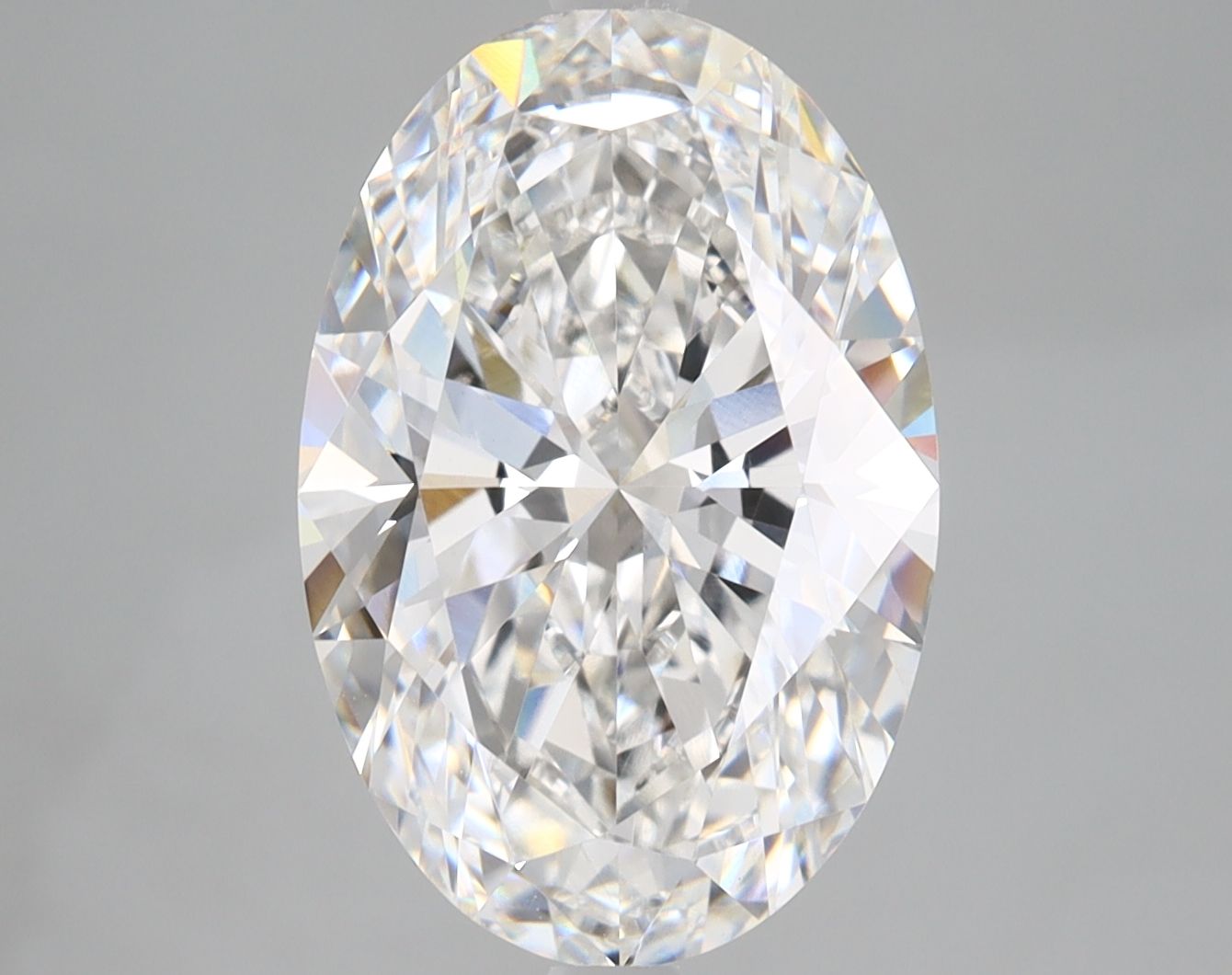 5.22 ct. oval Lab Grown Diamond front image
