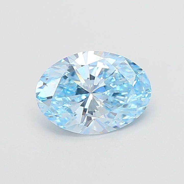 1.67 CT Fancy Intense Blue OVAL