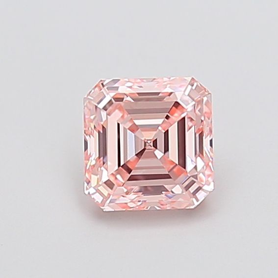 1.08 CT Fancy Intense Pink ASSCHER
