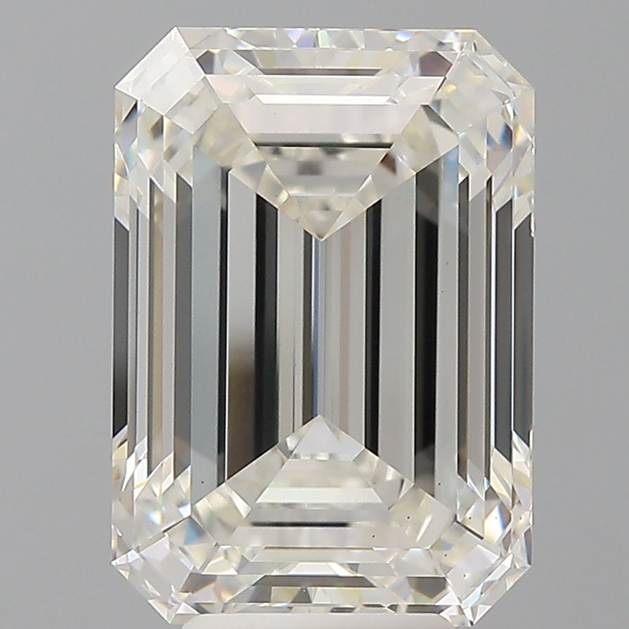 7.04 ct. emerald Lab Grown Diamond front image