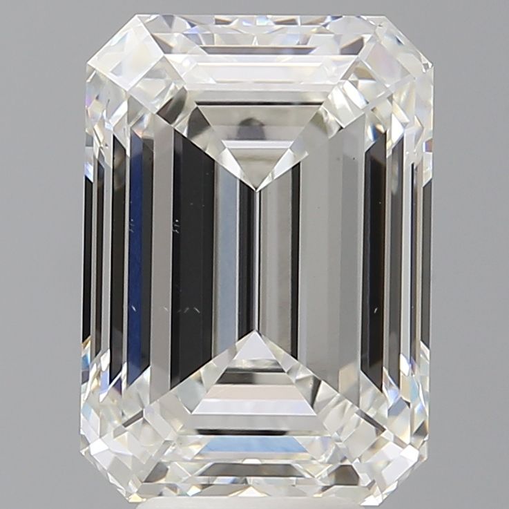 6.58 ct. emerald Lab Grown Diamond front image