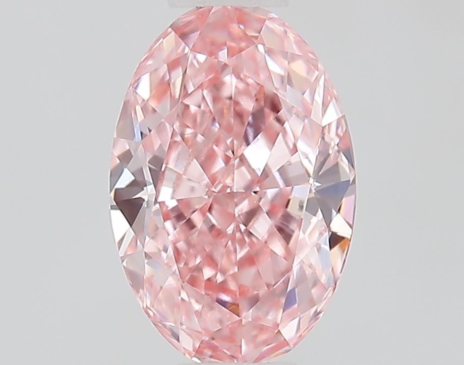 0.68 CT Fancy Vivid Pink OVAL