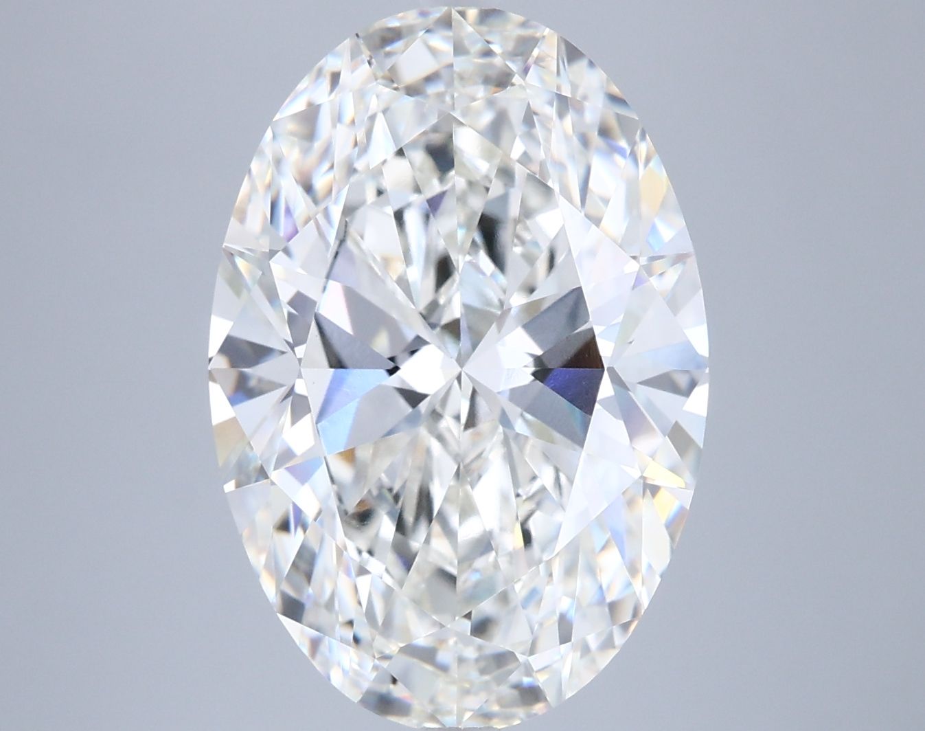 7.03 ct. oval Lab Grown Diamond front image