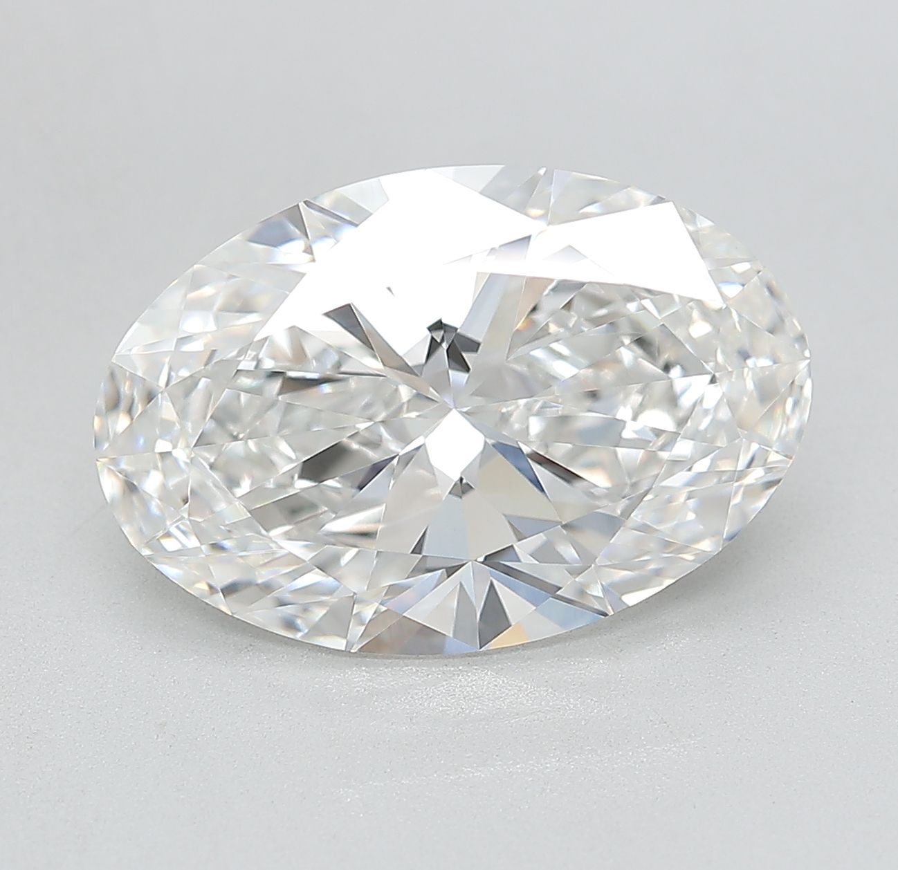 5.83 ct. oval Lab Grown Diamond front image