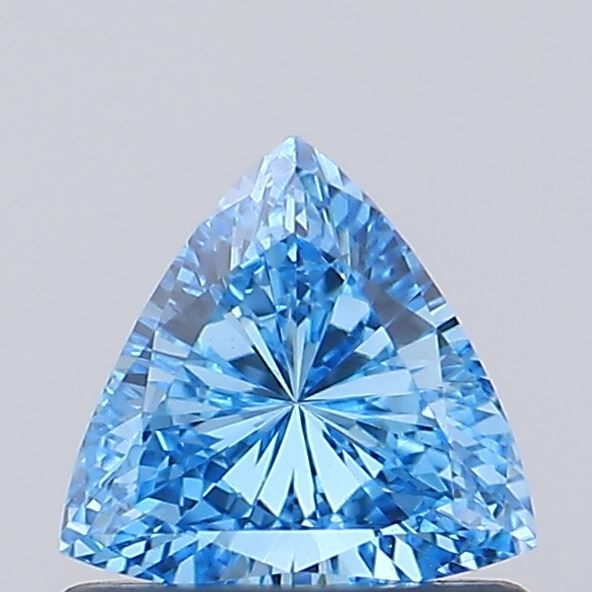 0.5 CT Fancy Vivid Blue TRIANGULAR
