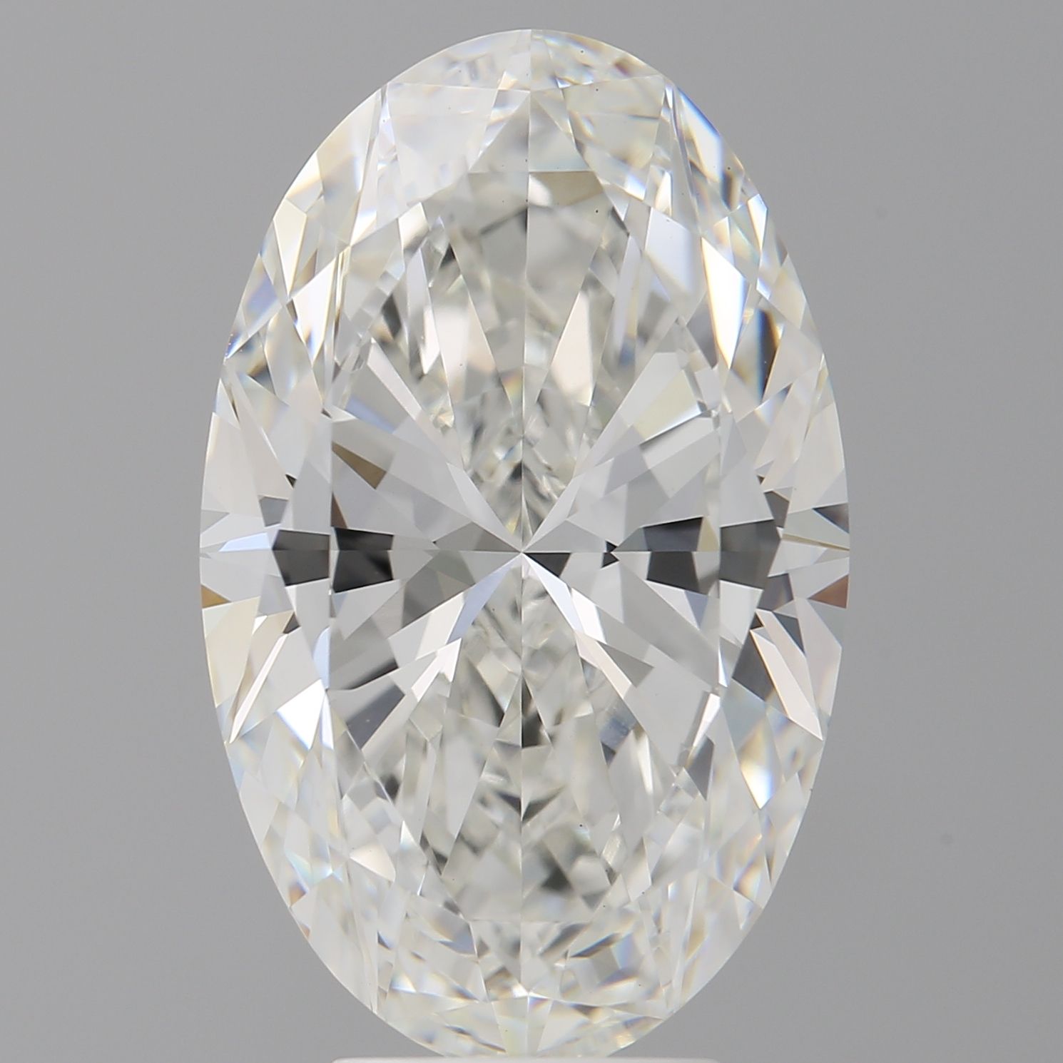 6.05 ct. oval Lab Grown Diamond front image