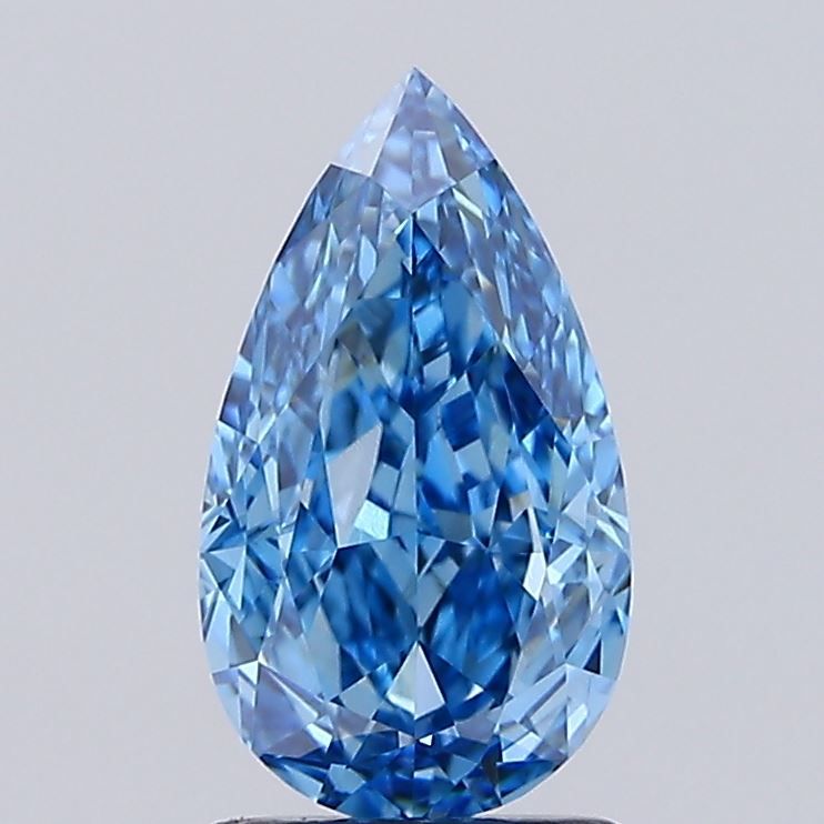 1.76 CT Fancy Vivid Blue PEAR
