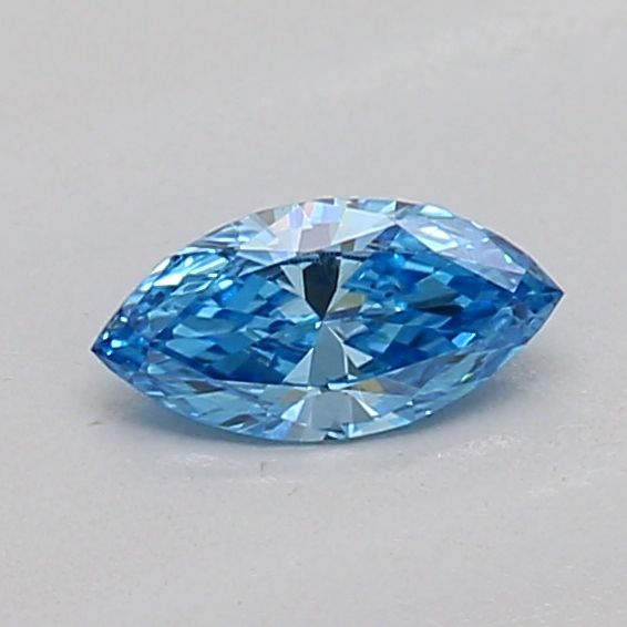 0.14 CT Fancy Vivid Blue MARQUISE