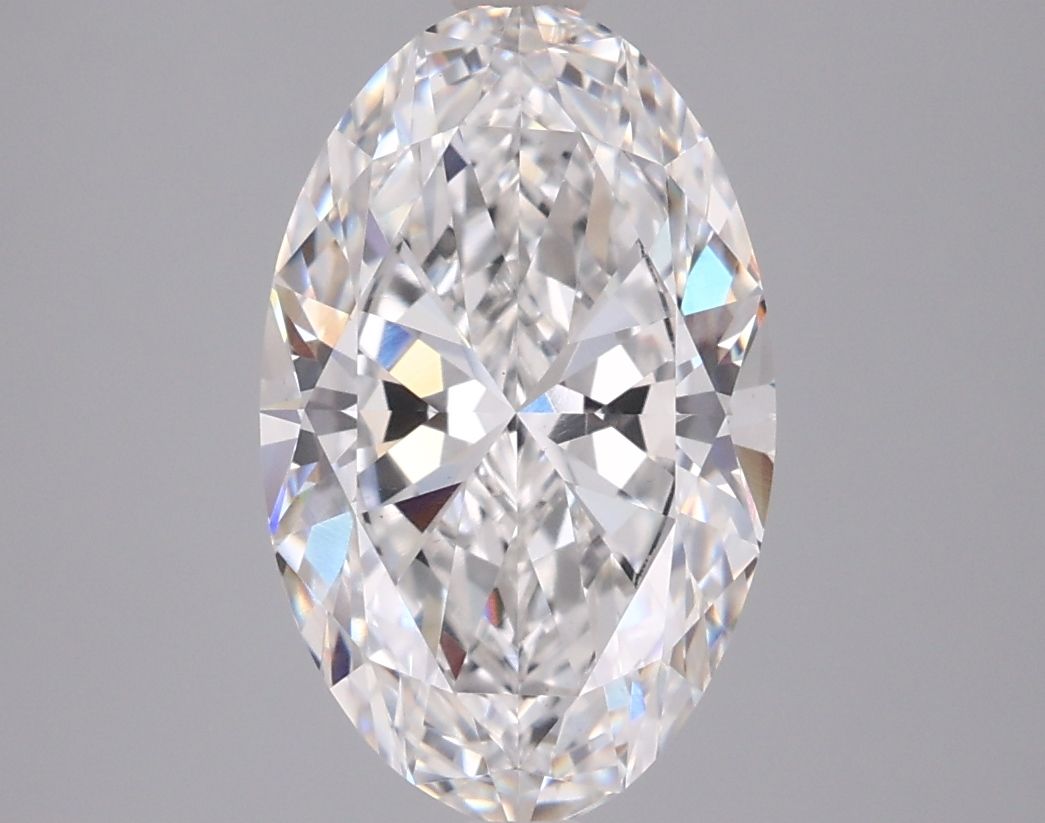 3.02 ct. oval Lab Grown Diamond front image