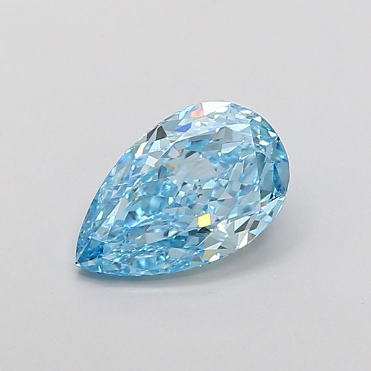 1.58 CT Fancy Vivid Blue PEAR