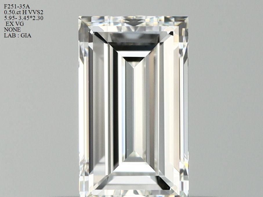 0.5 ct Baguette Diamond