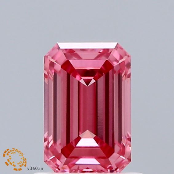 1.02 CT Fancy Vivid Pink EMERALD