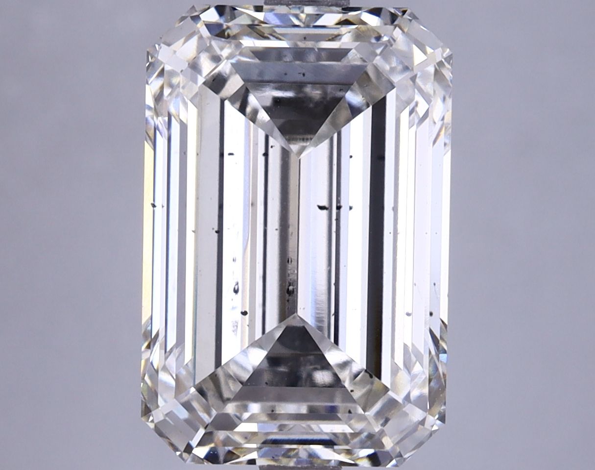 6.24 ct. emerald Lab Grown Diamond front image