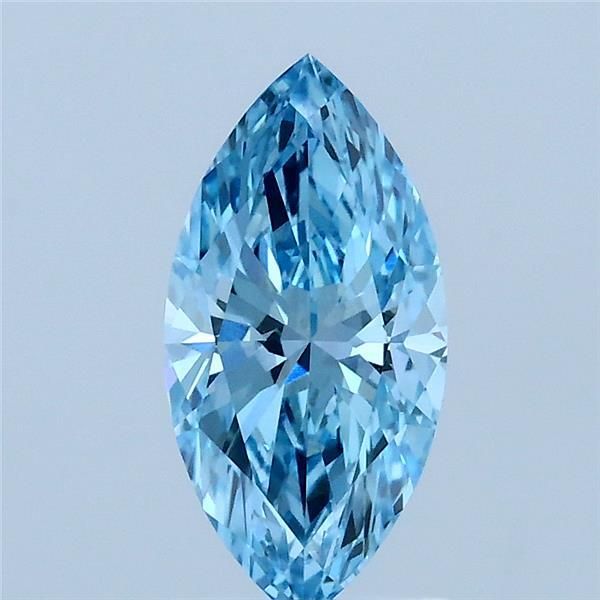1.0 CT Fancy Vivid Blue MARQUISE