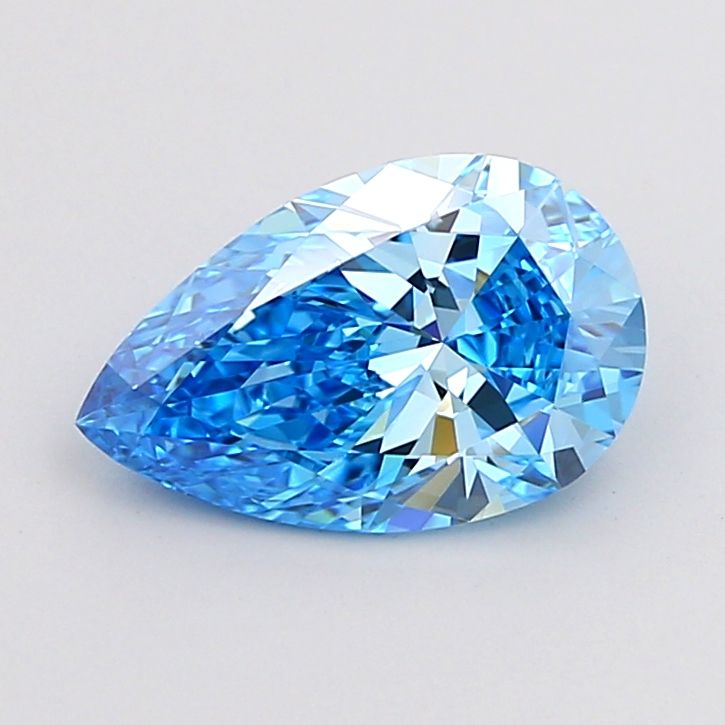 1.57 CT Fancy Vivid Blue PEAR