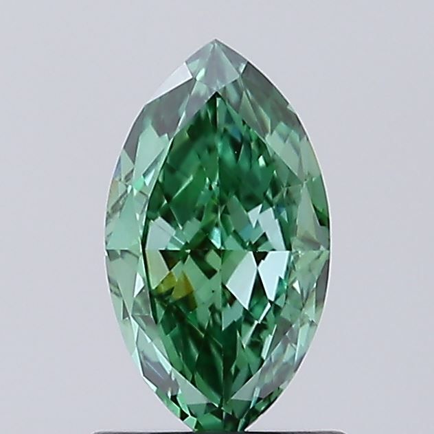 0.98 CT Fancy Vivid Green MARQUISE