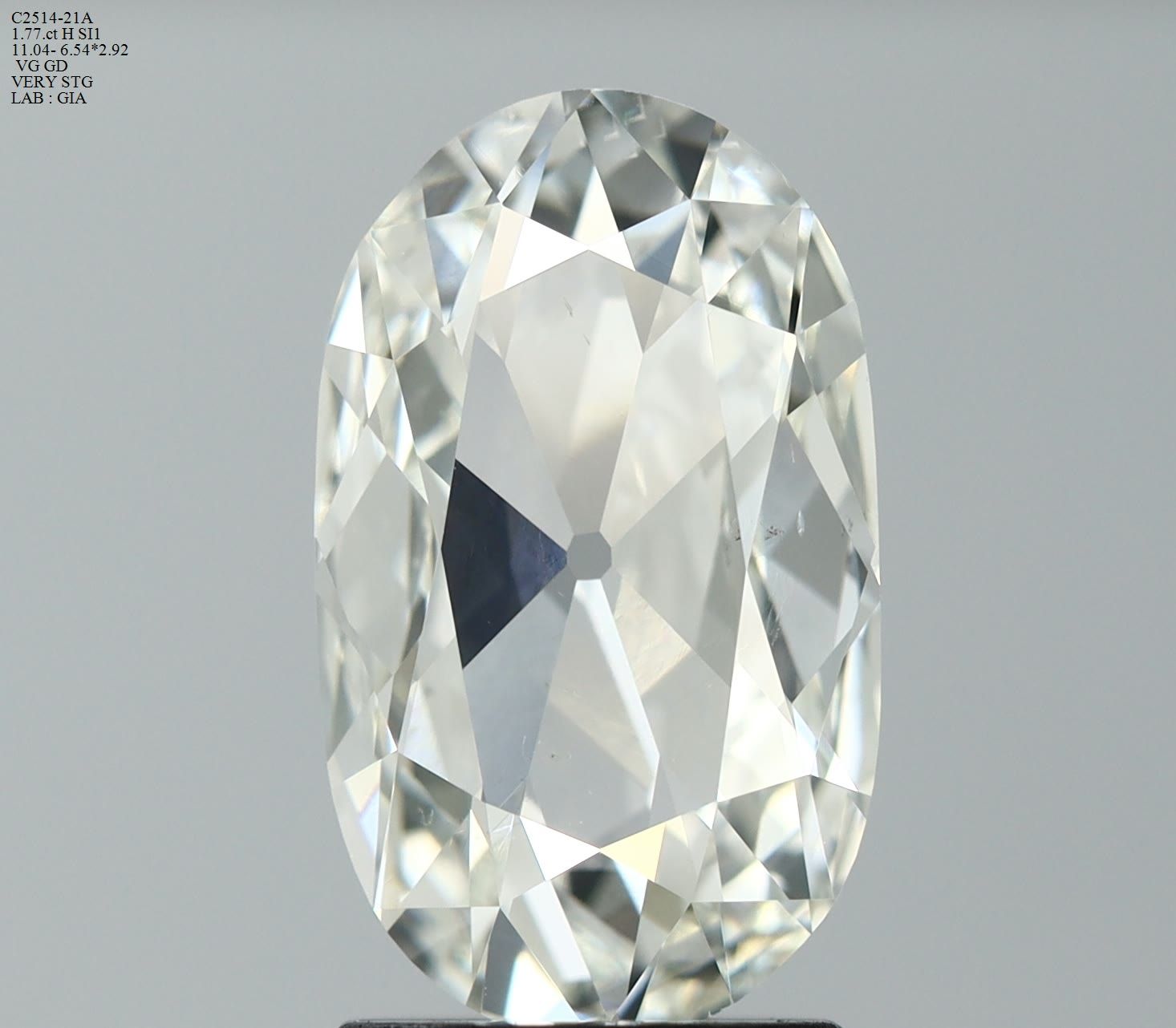 1.77 ct Old miner Diamond