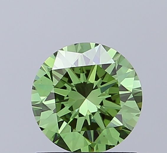 1.0 CT Fancy Vivid Green ROUND