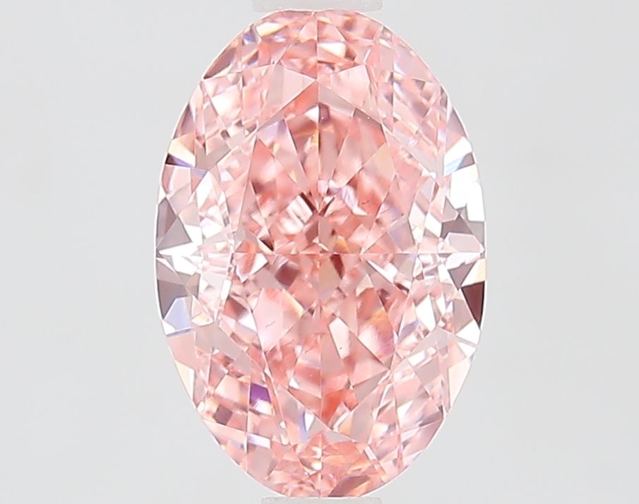 1.54 CT Fancy Vivid Pink OVAL