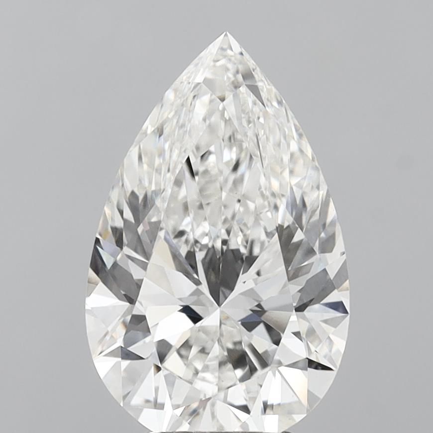 4.06 ct. pear Lab Grown Diamond front image