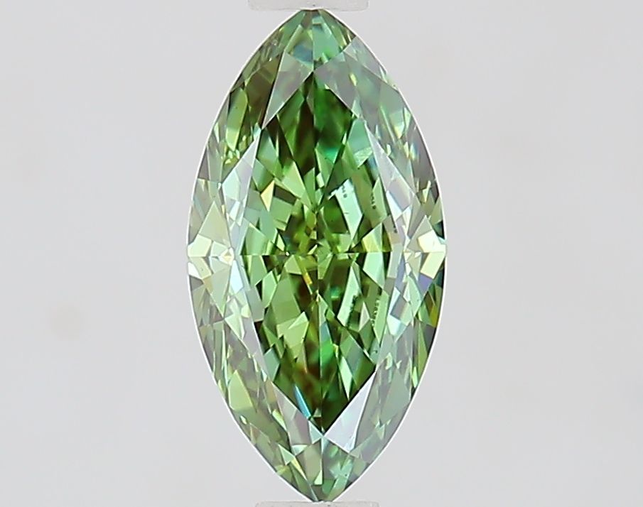 1.0 CT Fancy Vivid Green MARQUISE