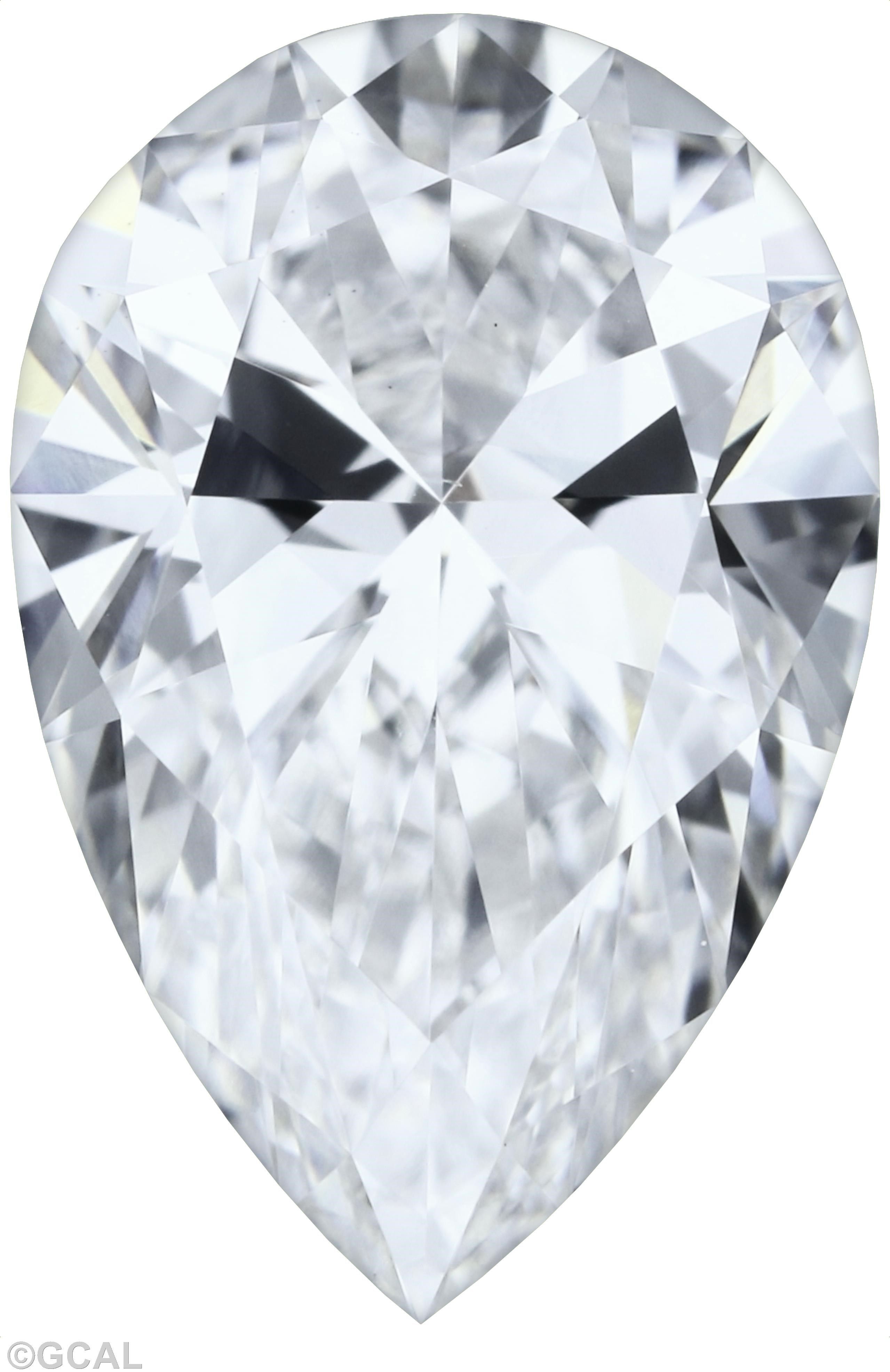 0.92 ct lab-grown Pear Diamond