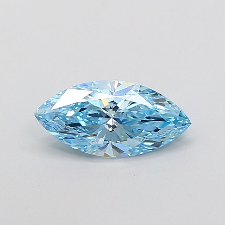1.09 CT Fancy Vivid Blue MARQUISE